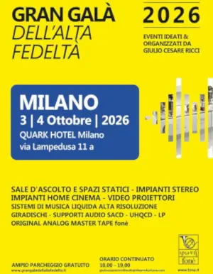 evento musicale milano ottobre 2026