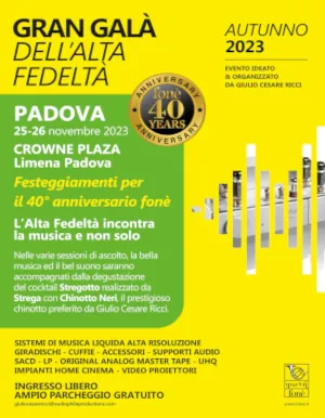 evento musicale Padova autunno 2023