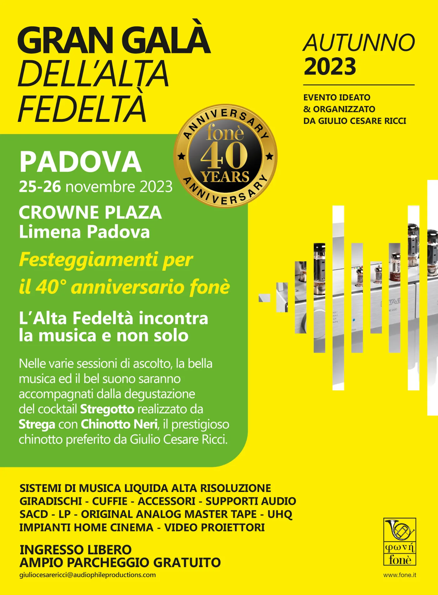 evento musicale gran gala Padova autunno 2023