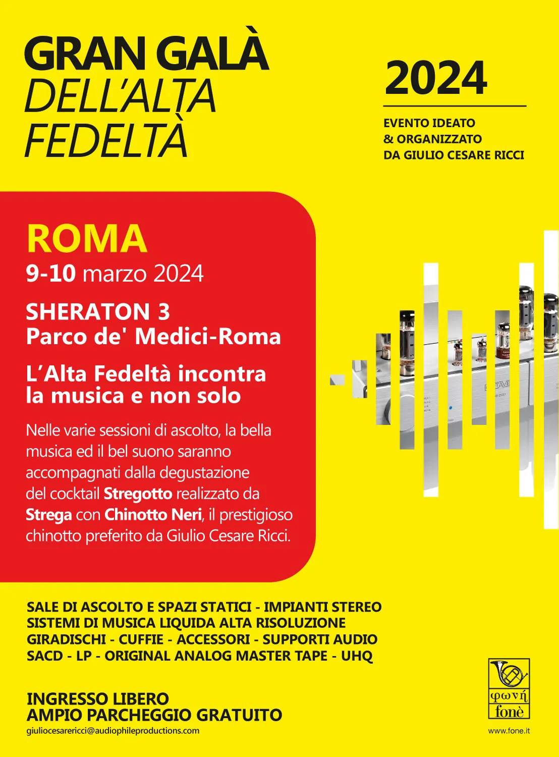 eventi musicali gran gala Roma marzo 2024