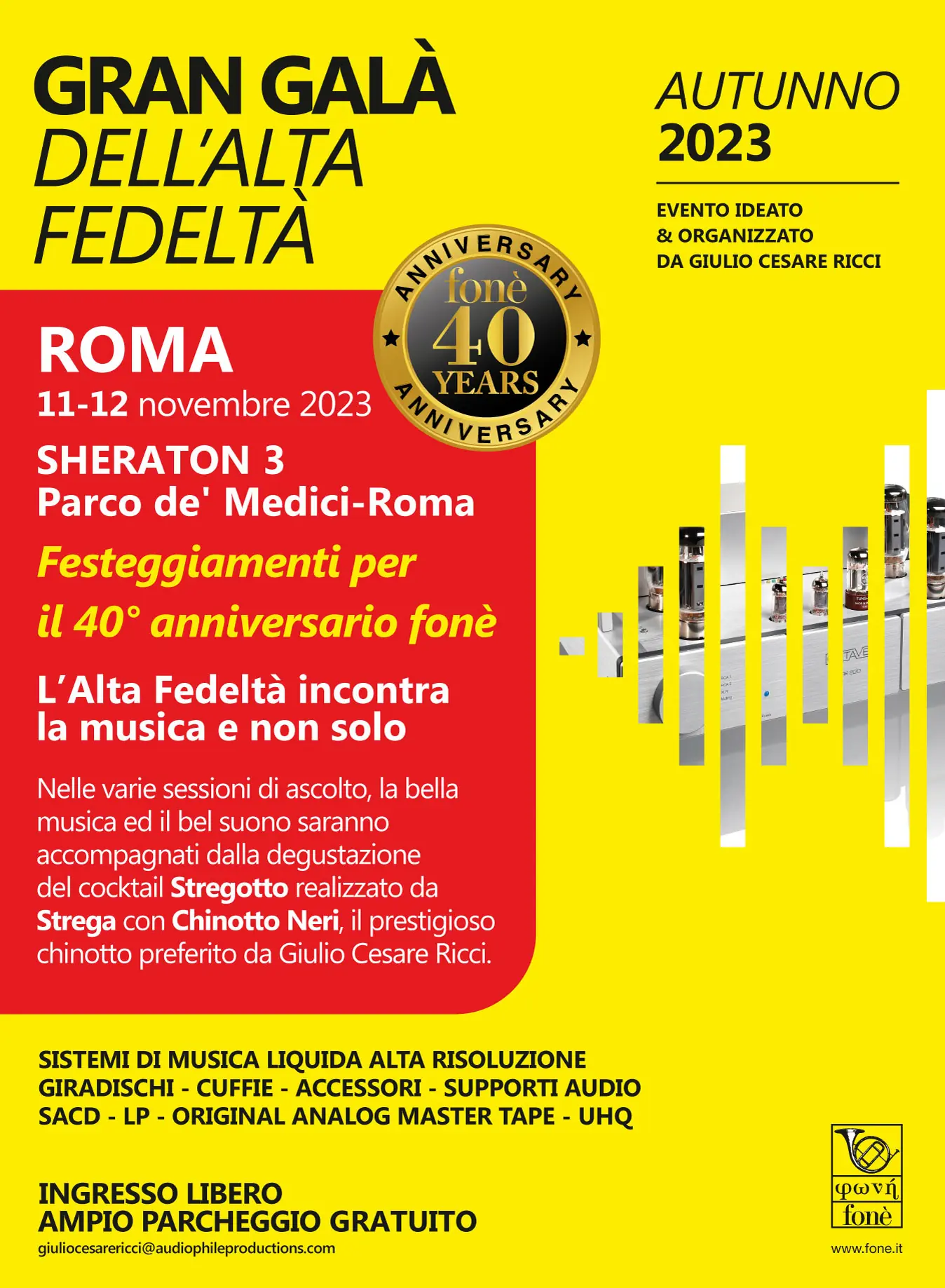 evento musicale gran gala Roma autunno 2023