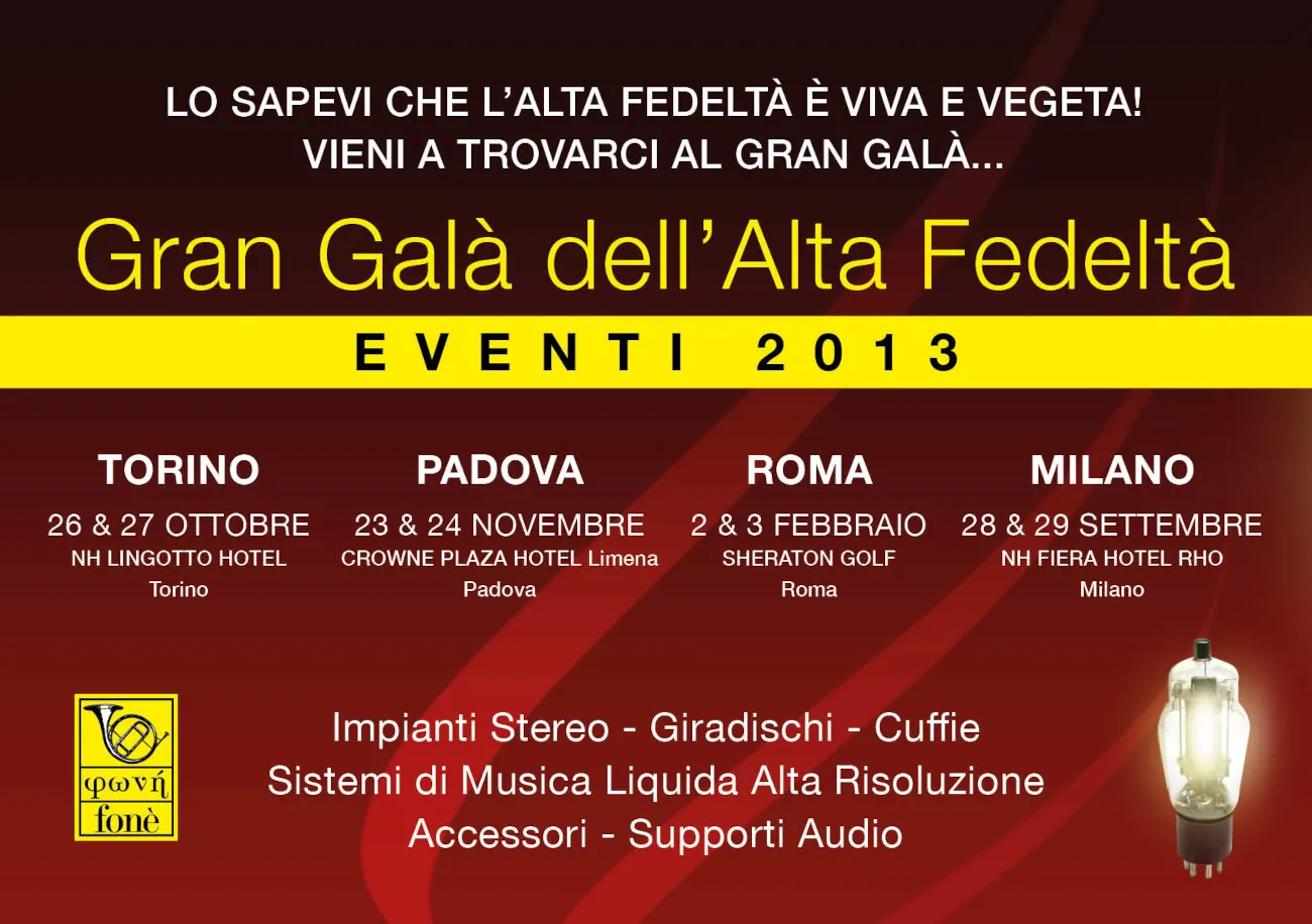 eventi musicali gran gala 2013