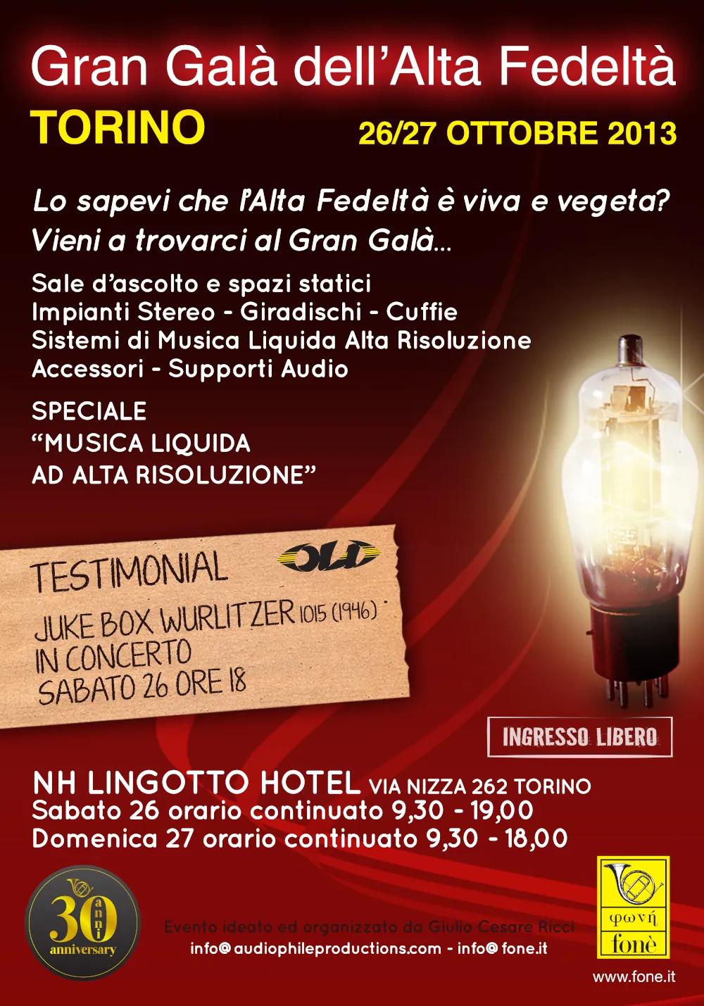 evento musicale gran gala torino 2013