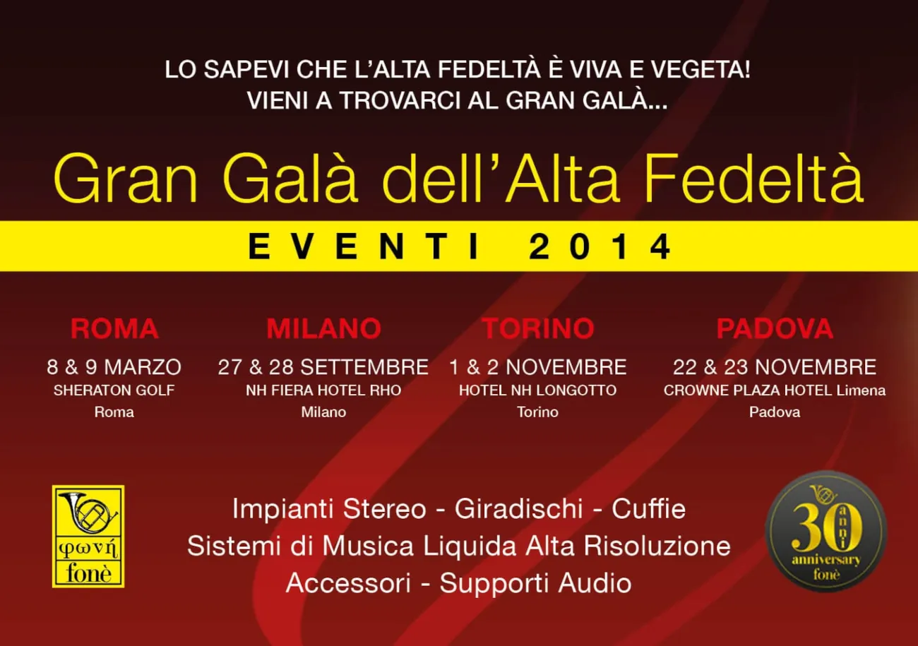 eventi musicali gran gala 2014